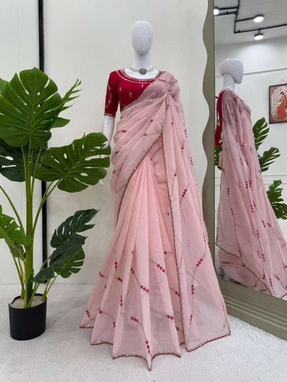 602 HIT COLOUR BY ASLIWHOLESALE DESIGNER PURE SILK EMBROIDERY PRINTED SAREES-00241