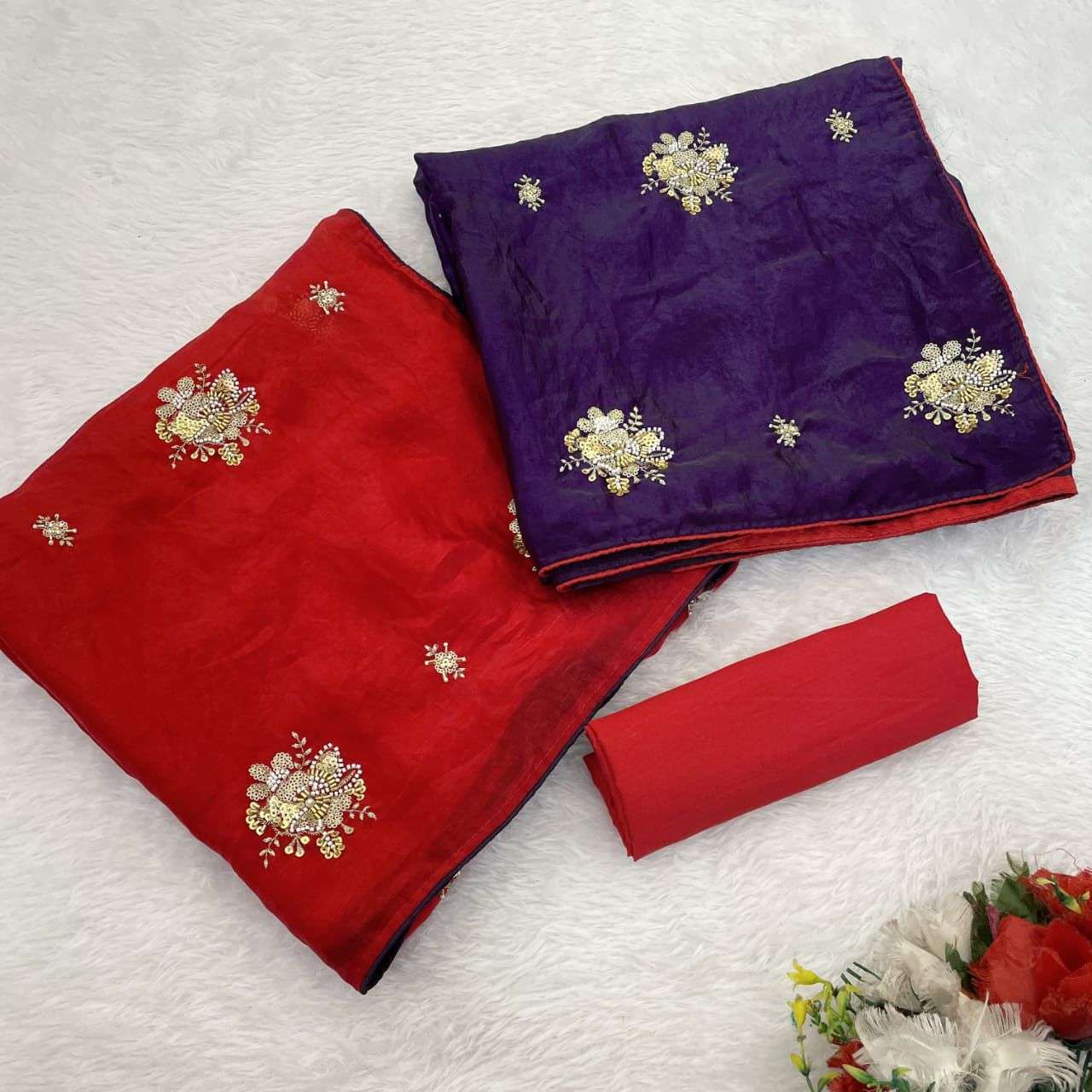761 COLOUR BY ASLIWHOLESALE DESIGNER PURE JIMMY CHOO FANCY SAREES-00285