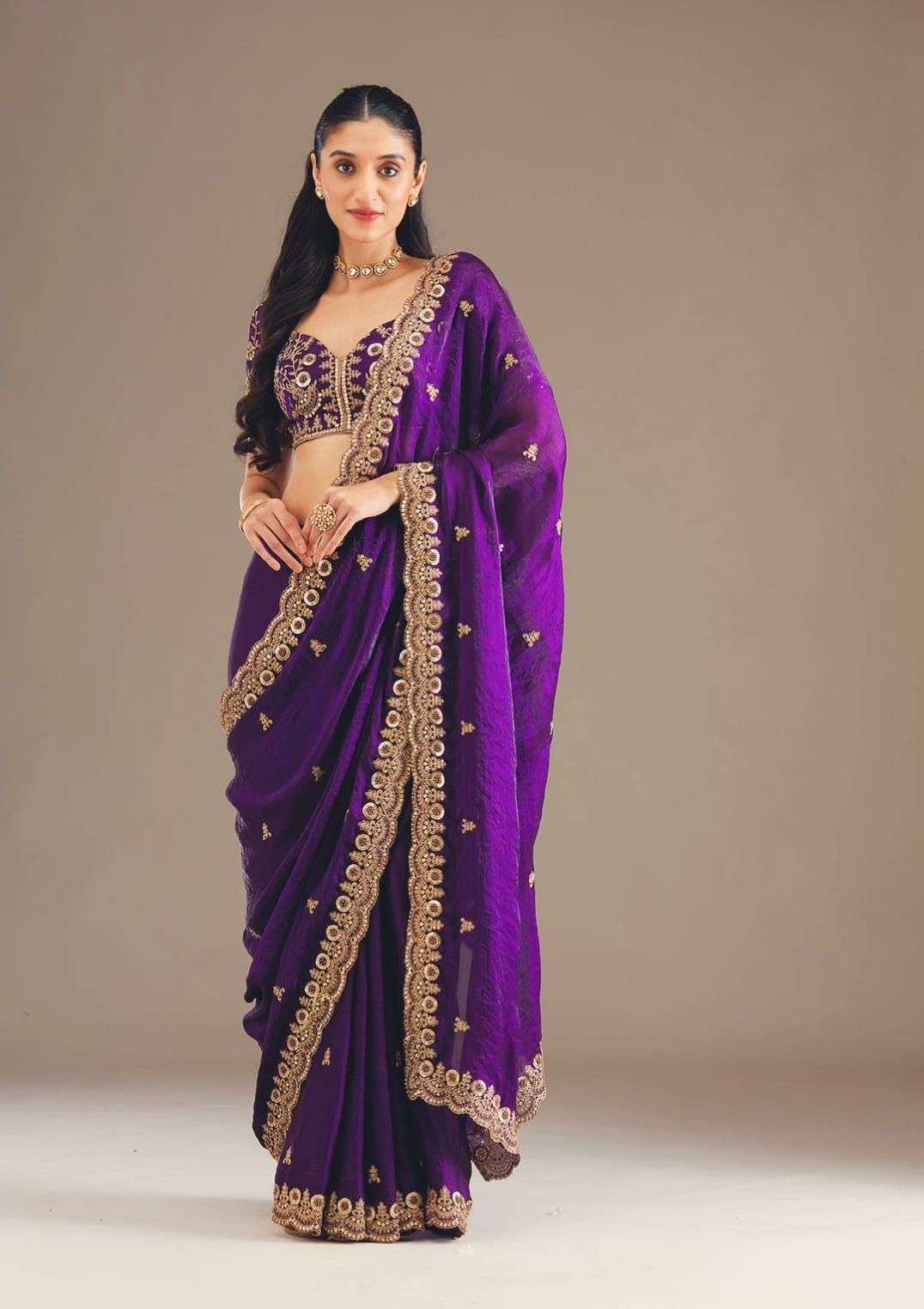 936 HIT DESIGN BY ASLIWHOLESALE DESIGNER PURE CHIFFON EMBROIDERY SAREES-00284