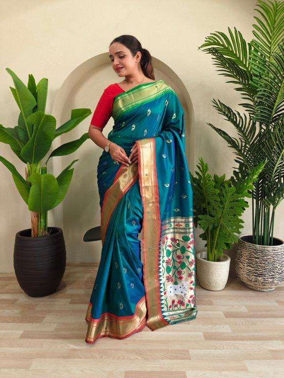 AABHA BY ASLIWHOLESALE DESIGNER PURE SILK SAREES-00282