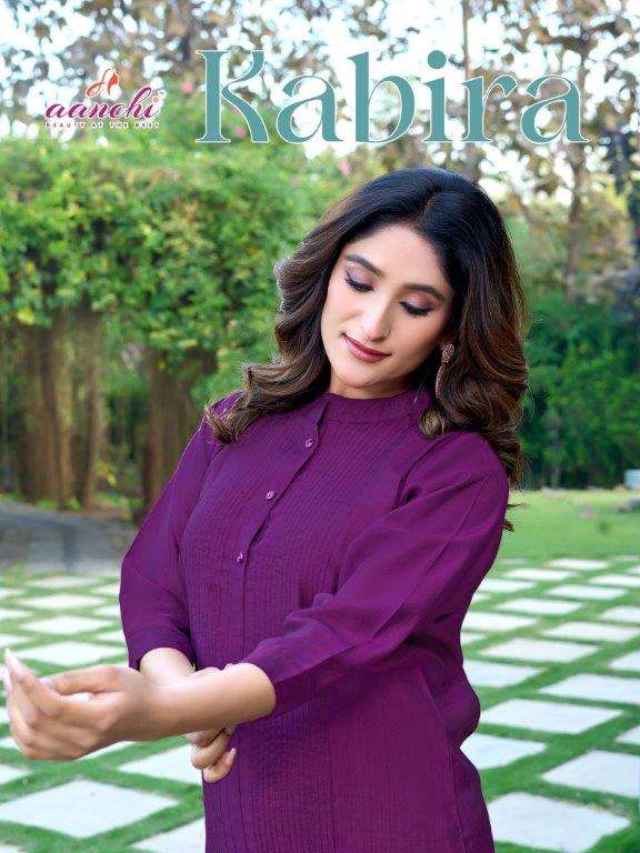 AANCHI  KABIRA PURE FANCY VATICAN PRINTED KURTIS-00286
