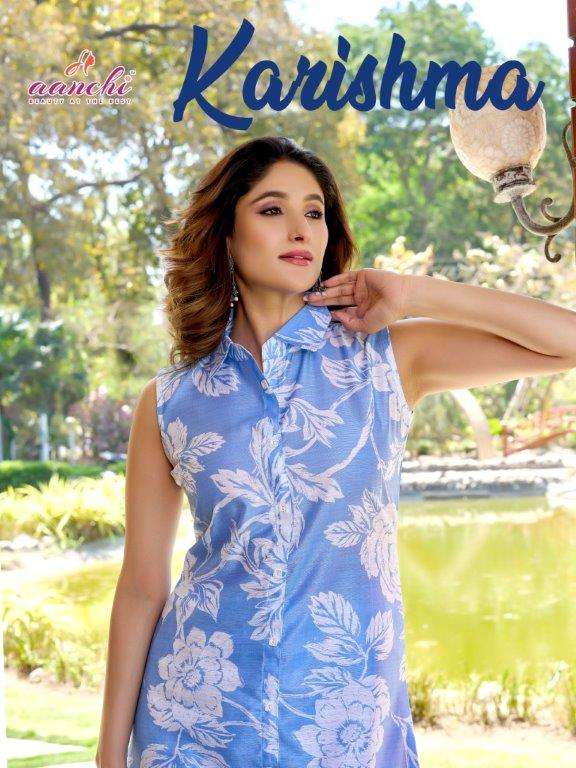 AANCHI KARISHMA 01 TO 06 SERIES PURE VATICAN PRINTED CASUALS-00286