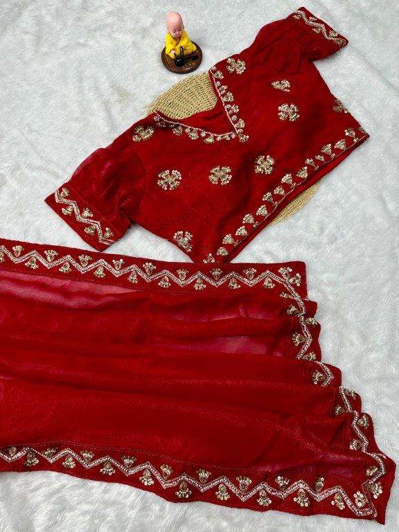 ALIA VOL-26 BY ASLIWHOLESALE DESIGNER PURE CRUNCHY FANCY SAREES-00285