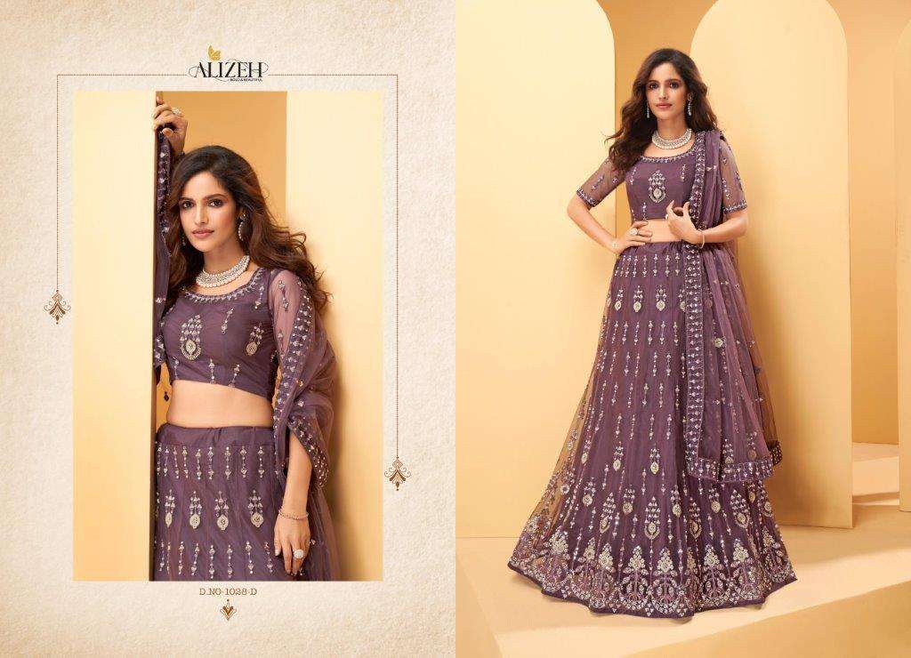 ALIZEH SPARKLE 1028-D SERIES PURE NET EMBROIDERY LEHENGAS-00001