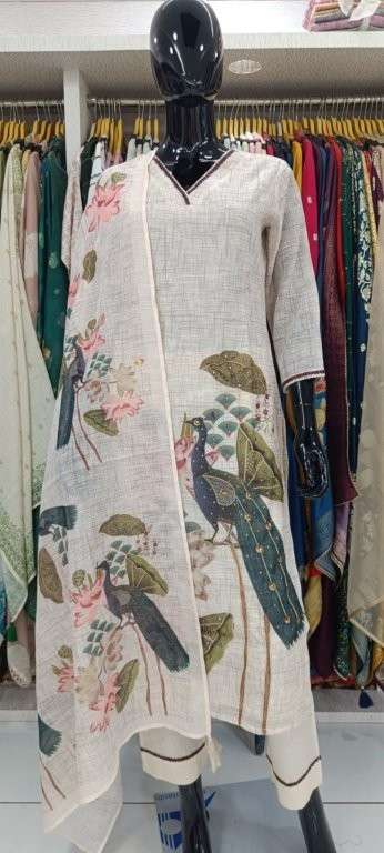 ANERI VOL-4 BY ASLWIHOLESALE DESIGNER PURE COTTON PRINTED DRESSES-00298