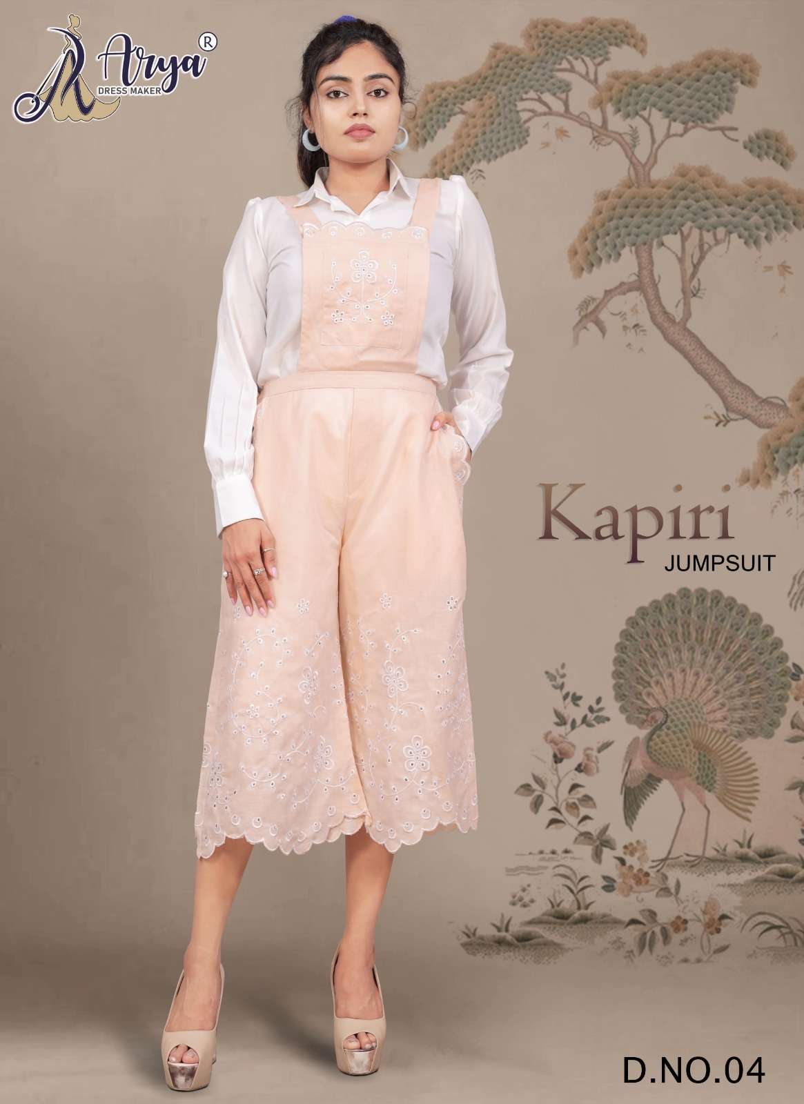 ARYA DRESS MAKER KAPIRI JUMPSUIT PURE COTTON TOP-00079