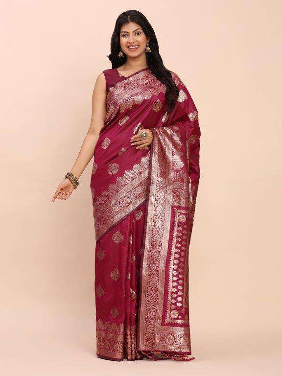 BANARASI BY ASLIWHOLESALE DESIGNER PURE BANARASI SILK SAREES-00281