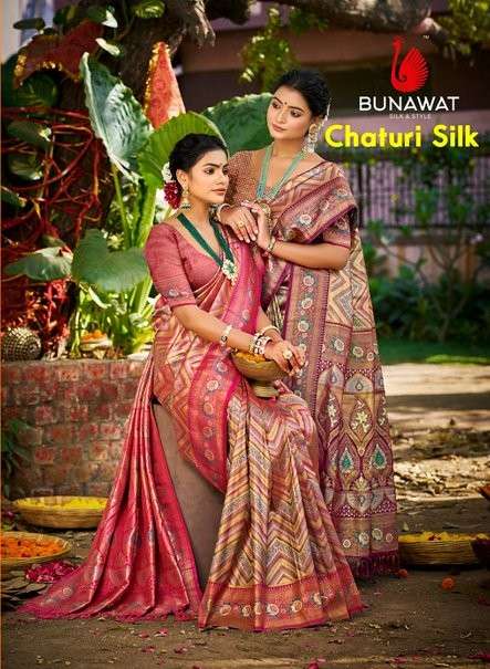BUNAWAT CHATURI SILK PURE SILK SAREES-00037