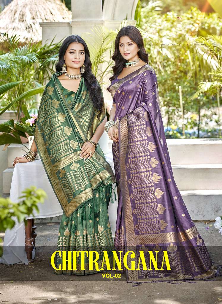 BUNAWAT CHITRANGANA VOL-02 PURE SILK SAREES-00037