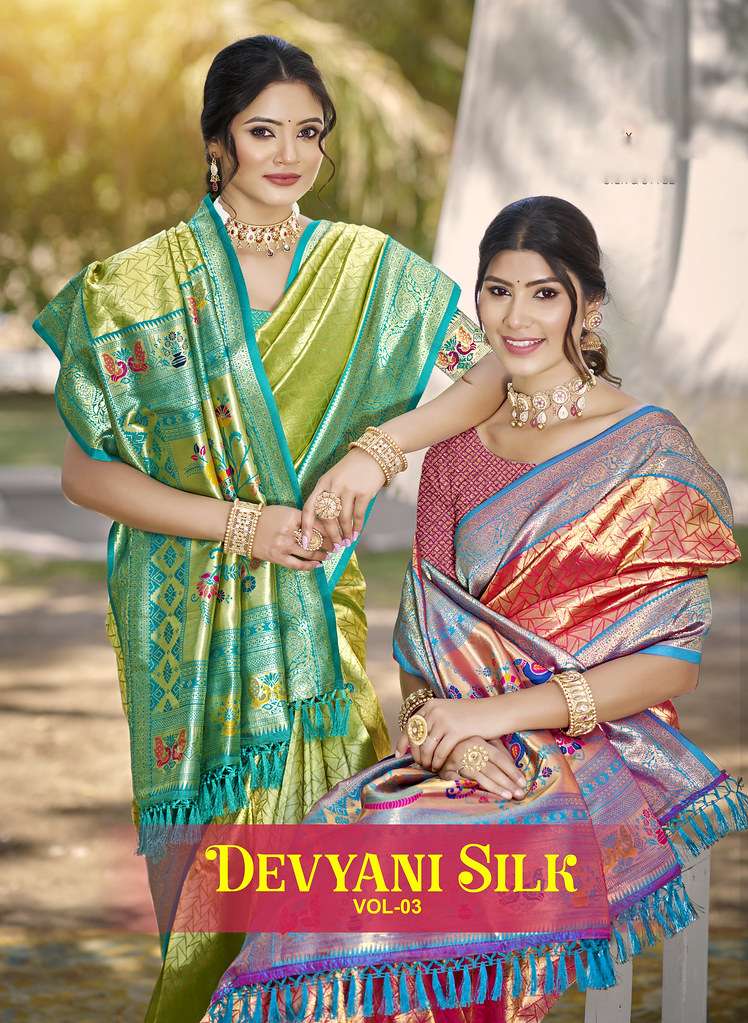 BUNAWAT DEVYANI SILK -03 PURE SILK SAREES-00037