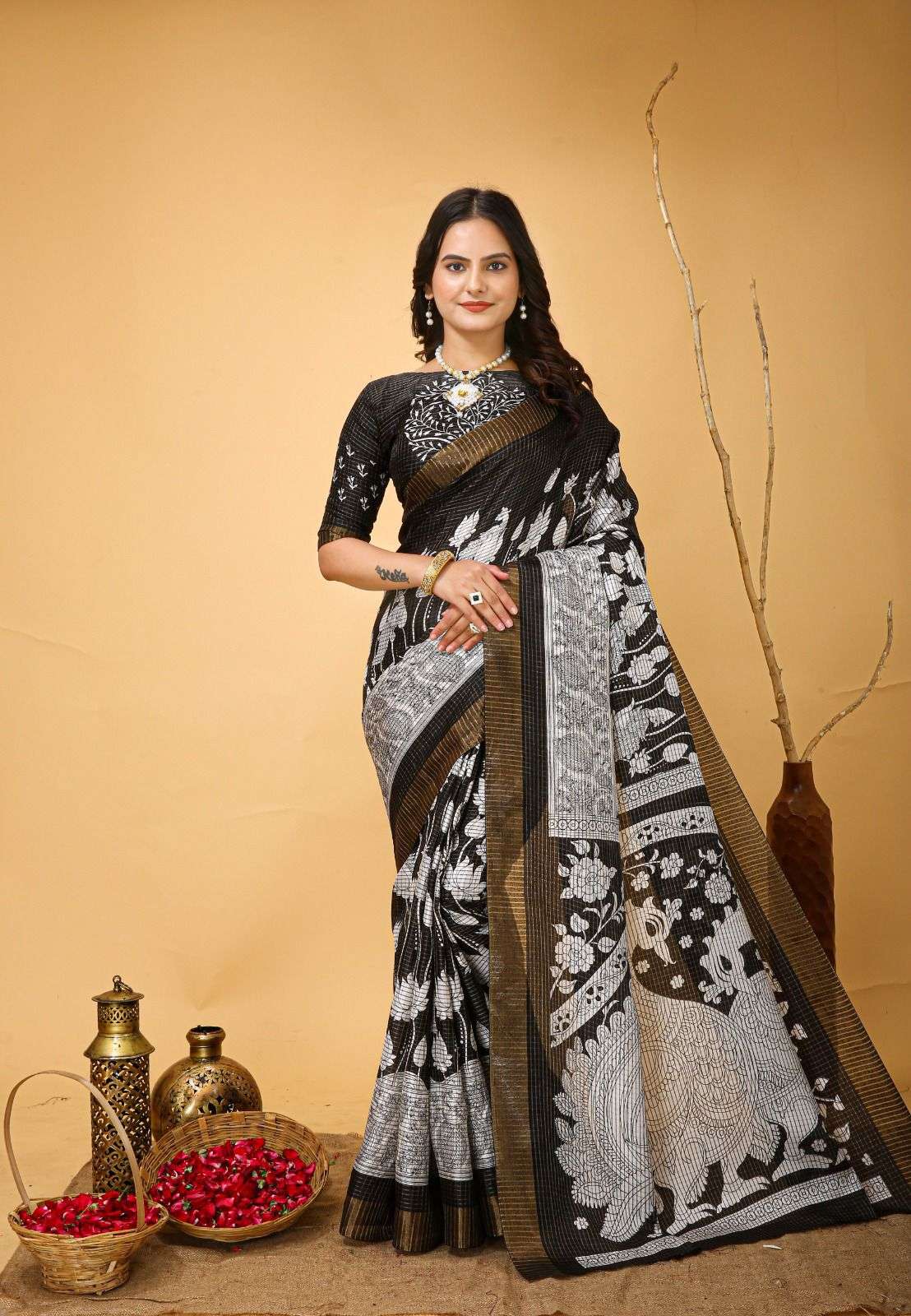CORA VOL-37 BY ASLIWHOLESALE DESIGNER PURE COTTON PRINTED SAREES-00284