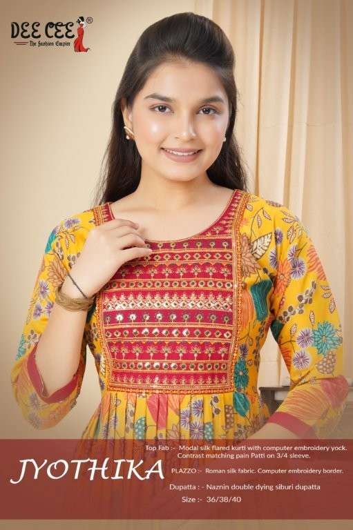 DEE CEE JYOTHIKA PURE MODAL SILK DRESSES-00093