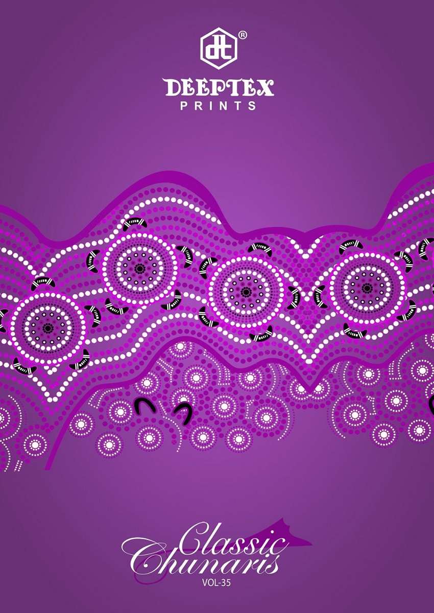 DEEPTEX  CLASSIC CHUNNARI VOL-35 3501 TO 3510 SERIES PURE COTTON PRINTED DRESSES-00015