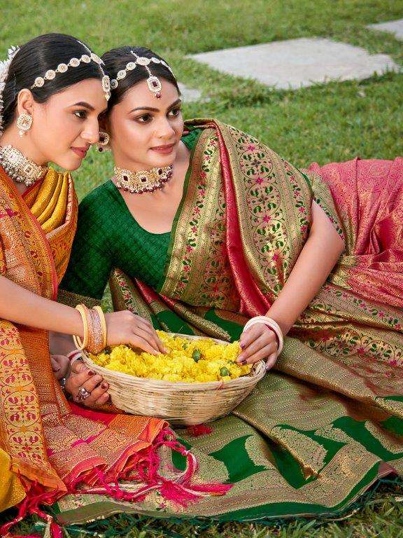 GAURI BY ASLIWHOLESALE DESIGNER PURE BANARASI SILK SAREES-00281