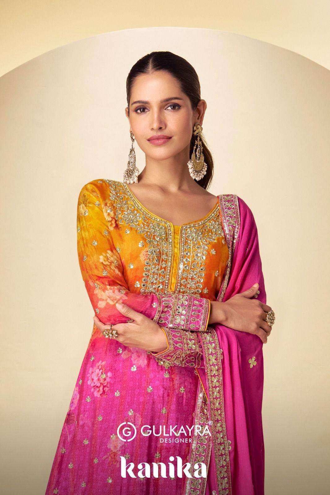 GULKAYRA KANIKA PURE CHINON PRINTED DRESSES-00028