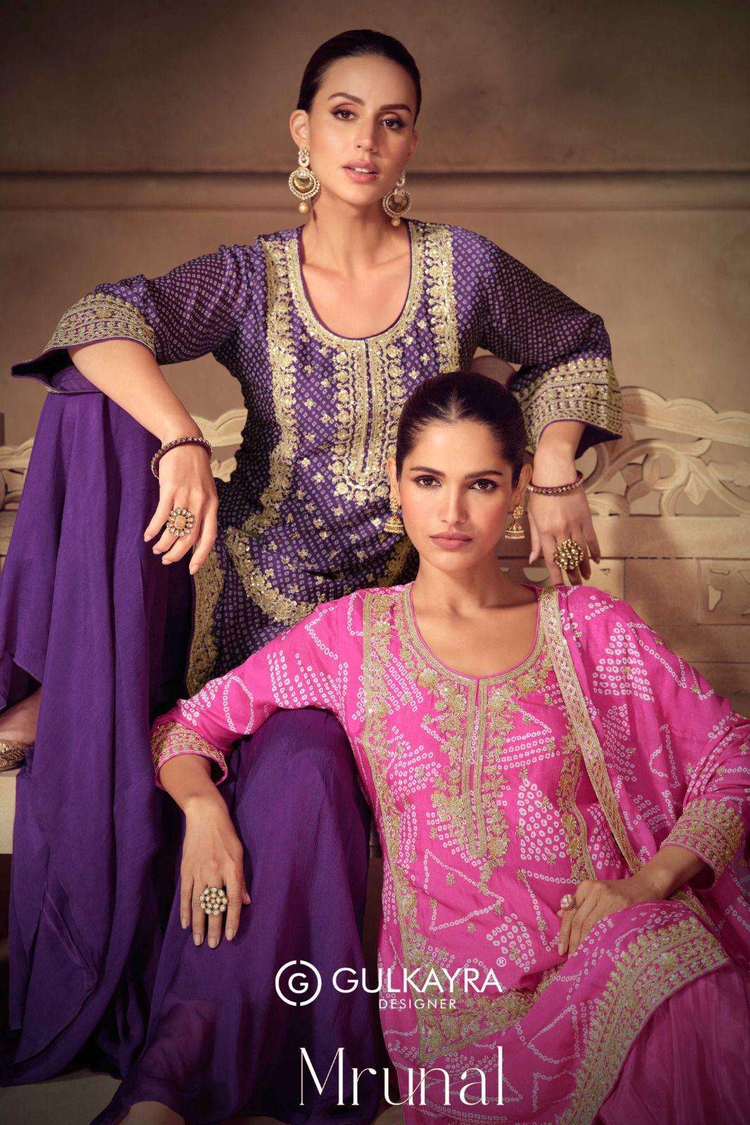 GULKAYRA MRUNAL PURE CHINON PRINTED DRESSES-00028