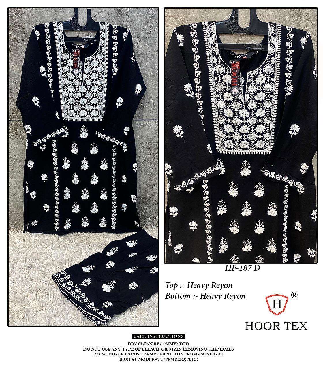 HOOR TEX HF-187 PURE RAYON EMBROIDERY PAKISTANI DRESSES-00020