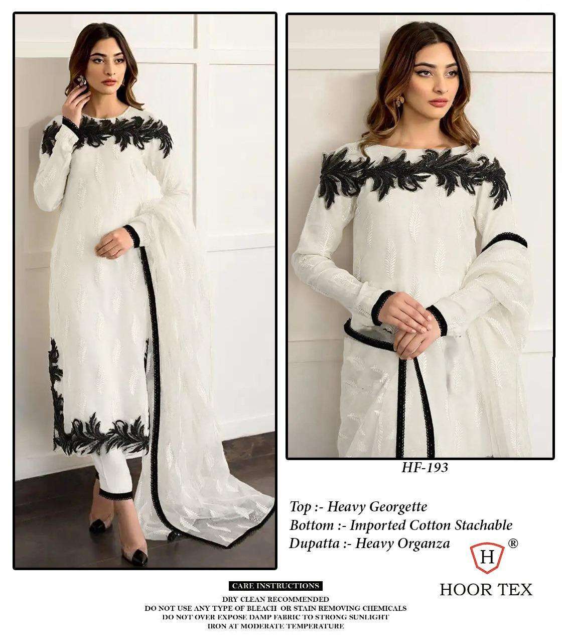 HOOR TEX HF-193 COLOUR HEAVY GEORGETTE PAKISTANI DRESS-00020