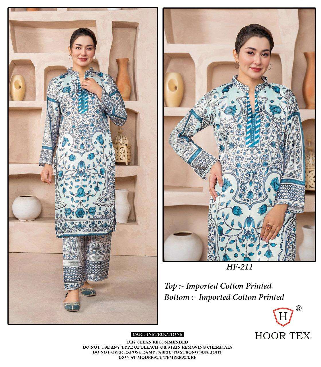 HOOR TEX HF-211 TO HF-213 SERIES PURE COTTON PRINTED PAKISTANI CO-ORD SET-00020