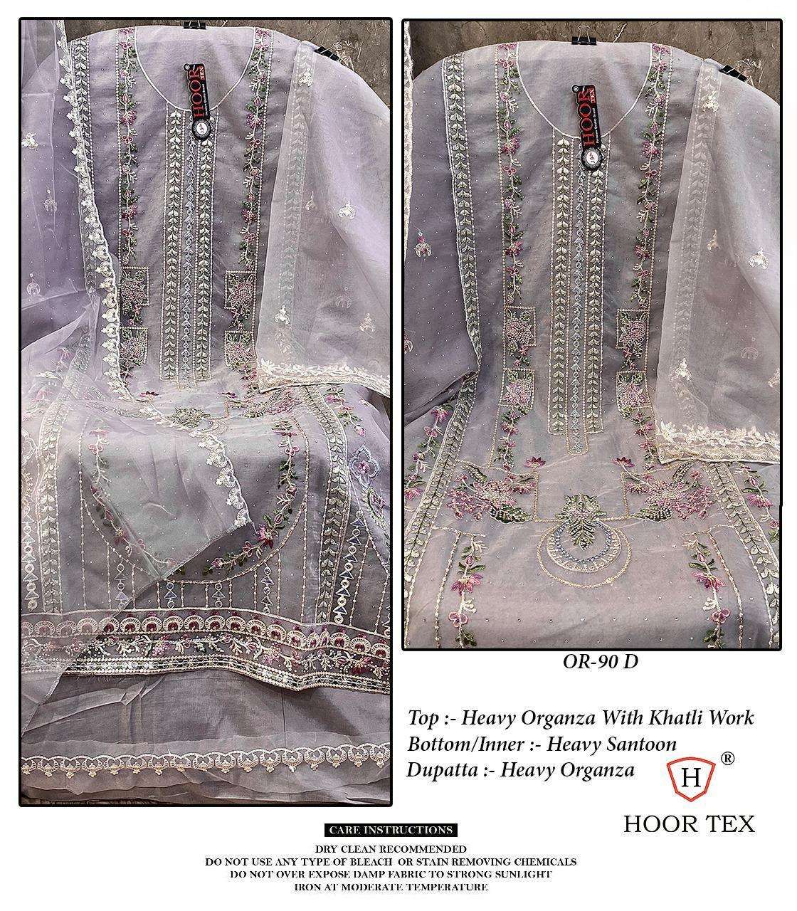HOOR TEX OR-90 PURE ORGANZA PAKISTANI DRESSES-00020