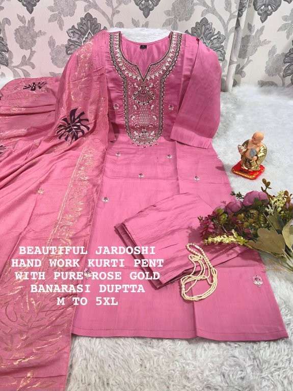 JYOTI VOL-264 BY ASLIWHOLESALE DESIGNER PURE MUSLIN VISCOSE EMBROIDERY PRINTED DRESSES-00233