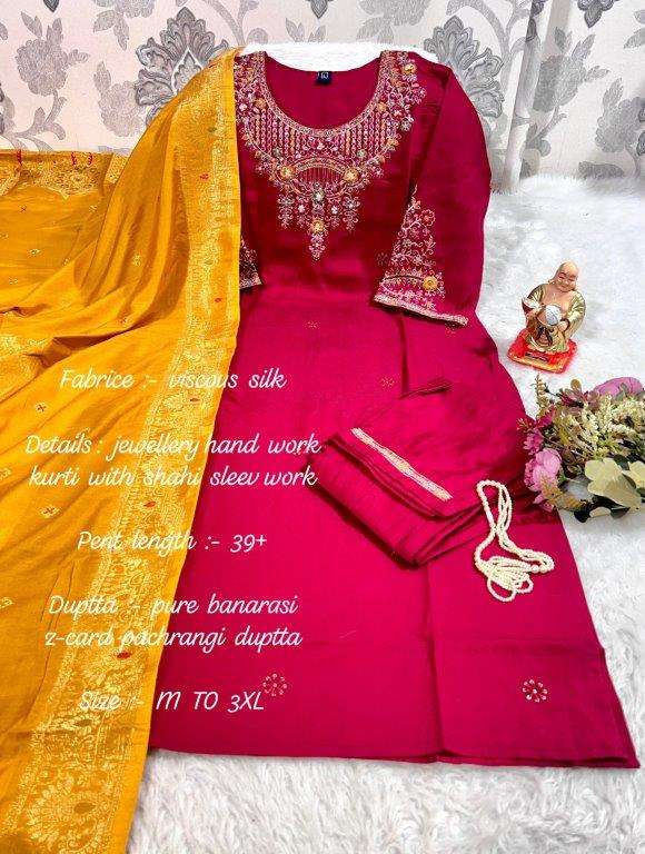 JYOTI VOL-276 BY ASLIWHOLESALE DESIGNER PURE HEAVY VISCOSE EMBROIDERY DRESSES-00233