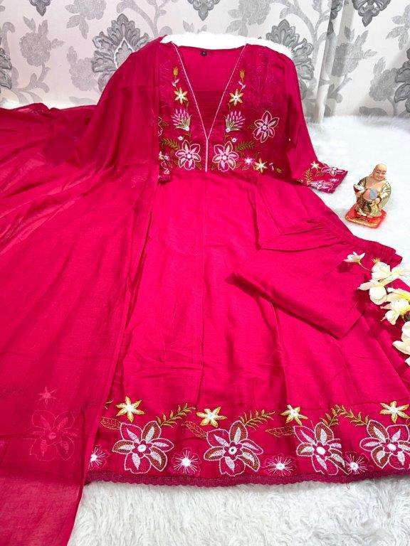 JYOTI VOL-282 BY ASLIWHOLESALE DESIGNER PURE COTTON EMBROIDERY DRESSES-00233