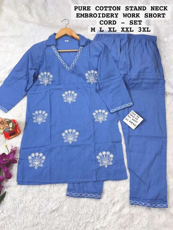 JYOTI VOL-283 BY ALSIWHOLESALE DESIGNER PURE COTTON PRINTED CO-ORD SET-00233