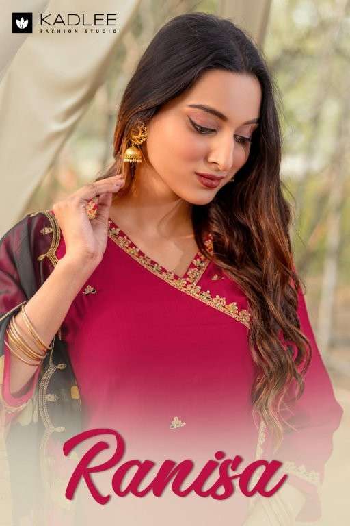 KADLEE RANISHA PURE VISCOSE HAND WORK DRESSES-00014