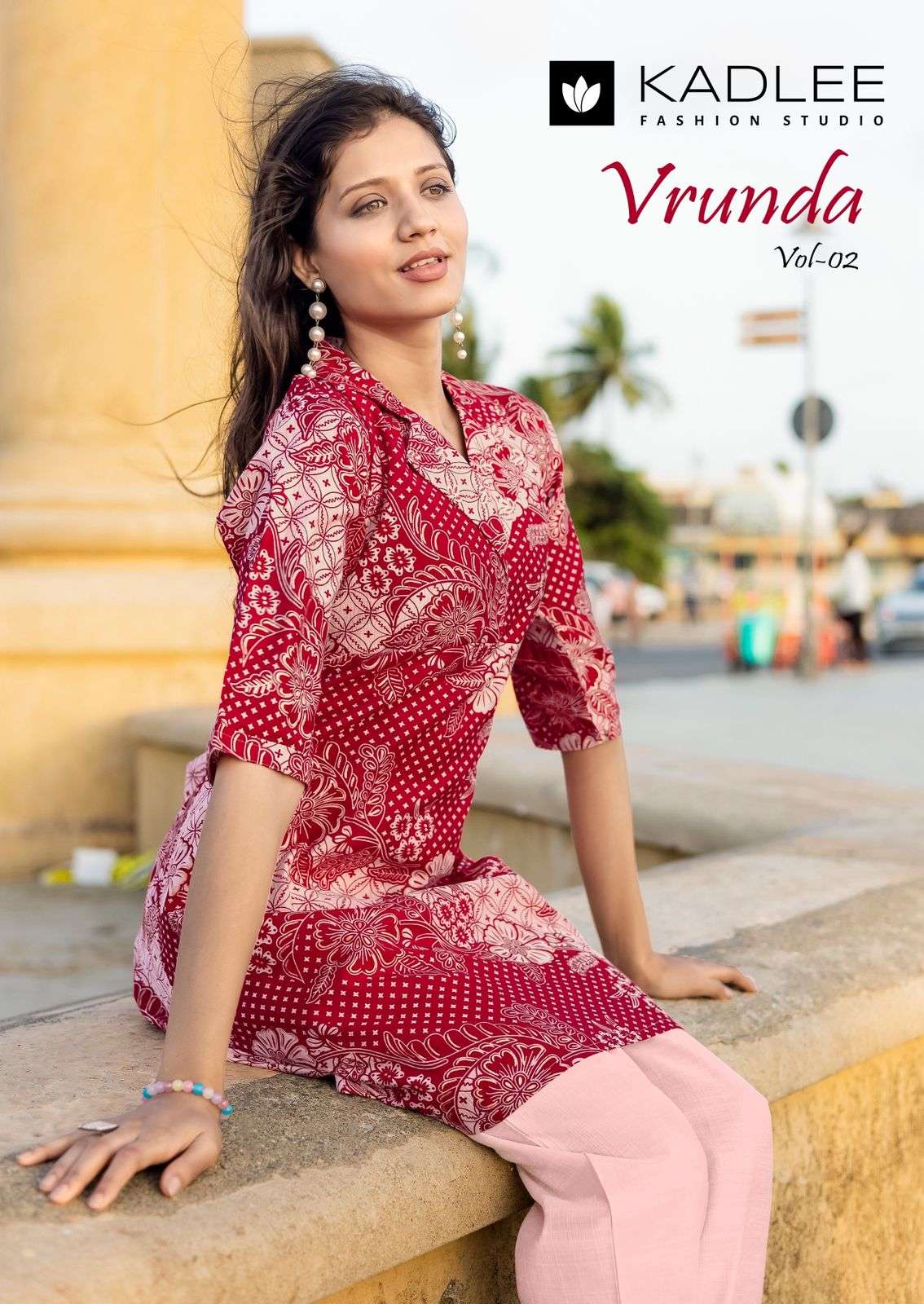 KADLEE VRUNDA VOL-02 PURE VETICAN PRINTED CO-ORD SET-00014