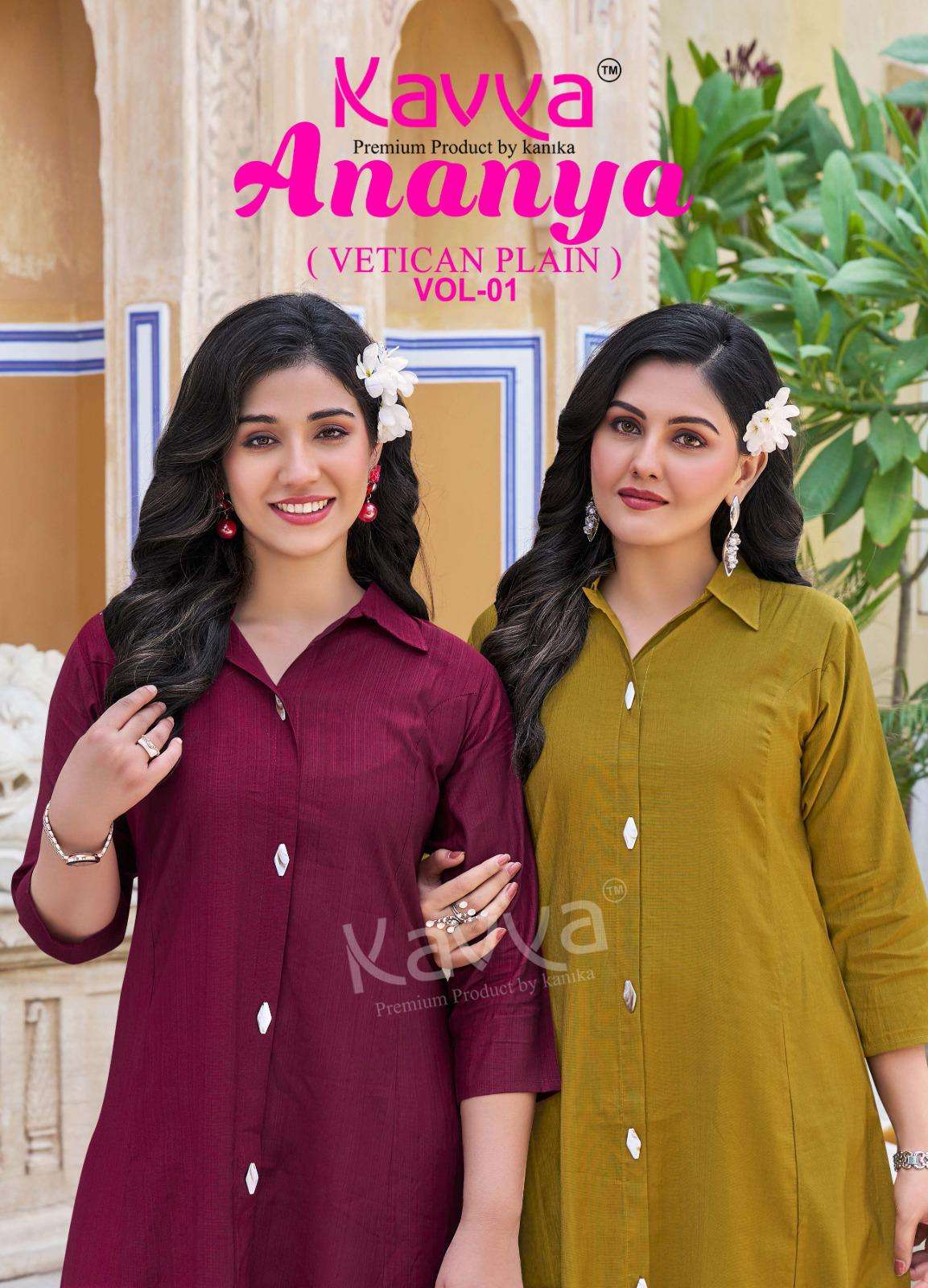 KAVYA ANANYA VOL-01 PURE LINEN CO-ORD SET-00062