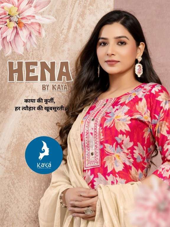 KAYA HENA PURE VERTICAN PRINTED FOIL DRESSES-00140