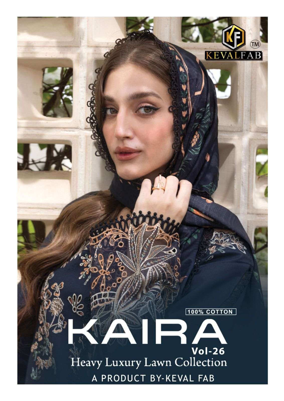 KEVAL FAB KAIRA VOL-26 PURE COTTON PTINTED PAKISTANI DRESSES-00062