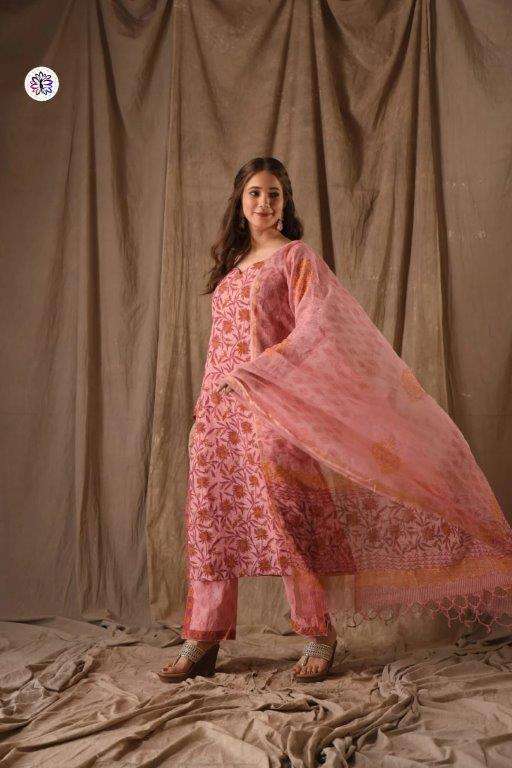 KF-635 BY ASLIWHOLESALE DESIGNER PURE ROMAN FANCY EMBROIDERY DRESSES-00096