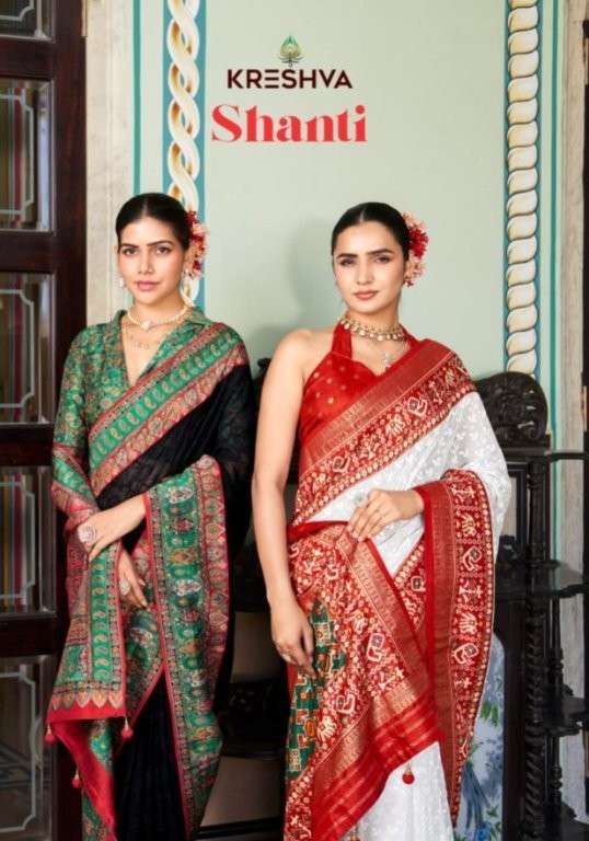 KRESHVA SHANTI PURE GEORGETTE SAREES-00137