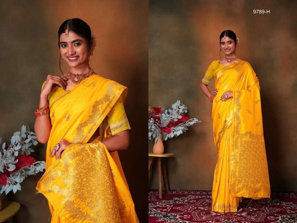 KRISHNA SILK BY ASLIWHOLESALE DESIGNER PURE BANARASI SILK SAREES-00137