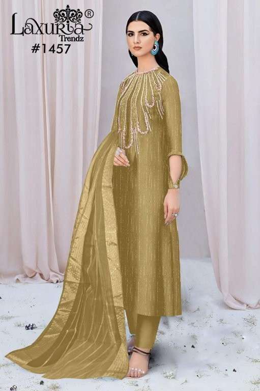 LAXURIA 1457 COLOUR PURE HEAVY BURBERRY PAKISTANI DRESSSES-00005