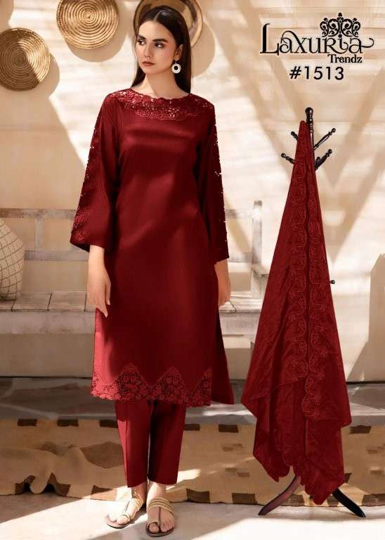 LAXURIA 1513 BY LAXURIA TRENDZ HEAVY DESIGNER RANGILA SILK WORK DRESSES-00005