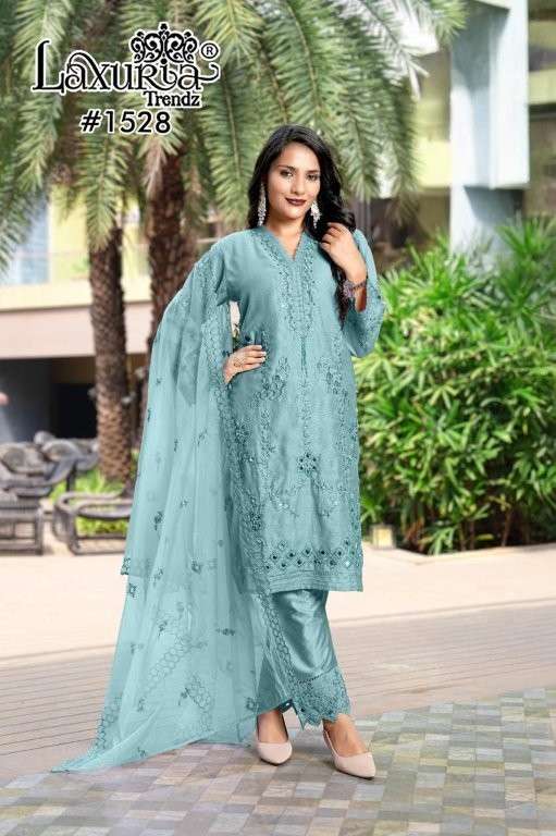 LAXURIA TRENDZ 1528 PURE SILK  PAKISTANI DRESSES-00005