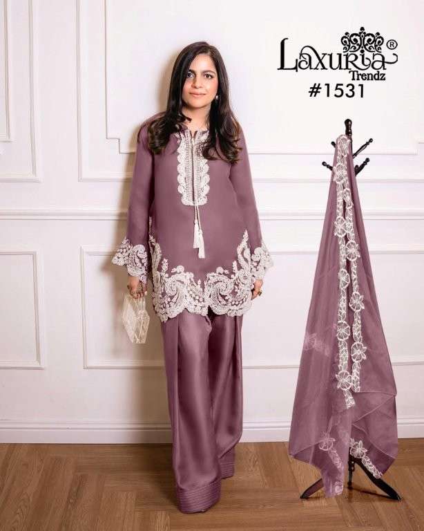 LAXURIA TRENDZ 1531 COLOUR NX PURE VICHITRA EMBROIDERY PAKISTANI DRESSES-00005