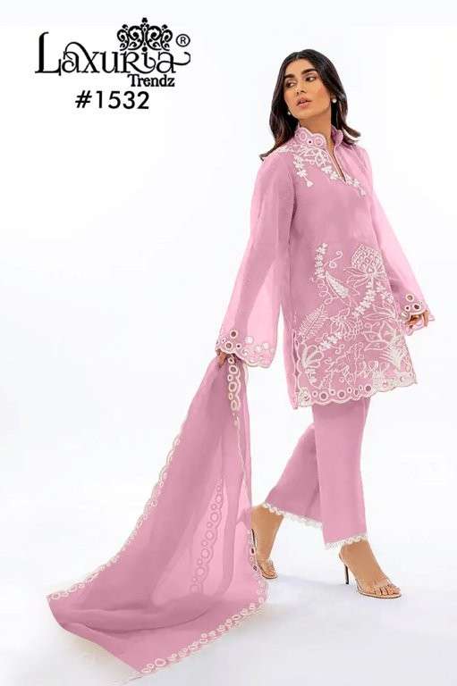 LAXURIA TRENDZ 1532 COLOUR PURE LINEN FANCY PAKISTANI DRESSES-00005