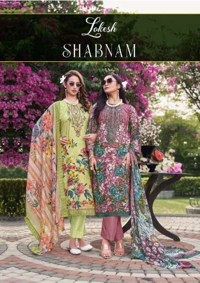 LEVISHA SHABNAM 1013 TO 1018 SERIES PURE COTTON PRINTD EMBROIDERY PAKISTANI DRESSES-00011