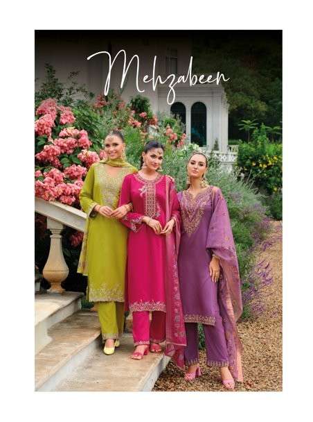 LILY AND LALI MEHZABEEN PURE VISCOSE SILK DRESSES-00028