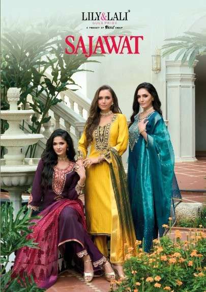 LILY AND LALI SAJAWAT 26601 TO 26604 SERIES PURE VISCOSE EMBROIDERY DRESSES-00028