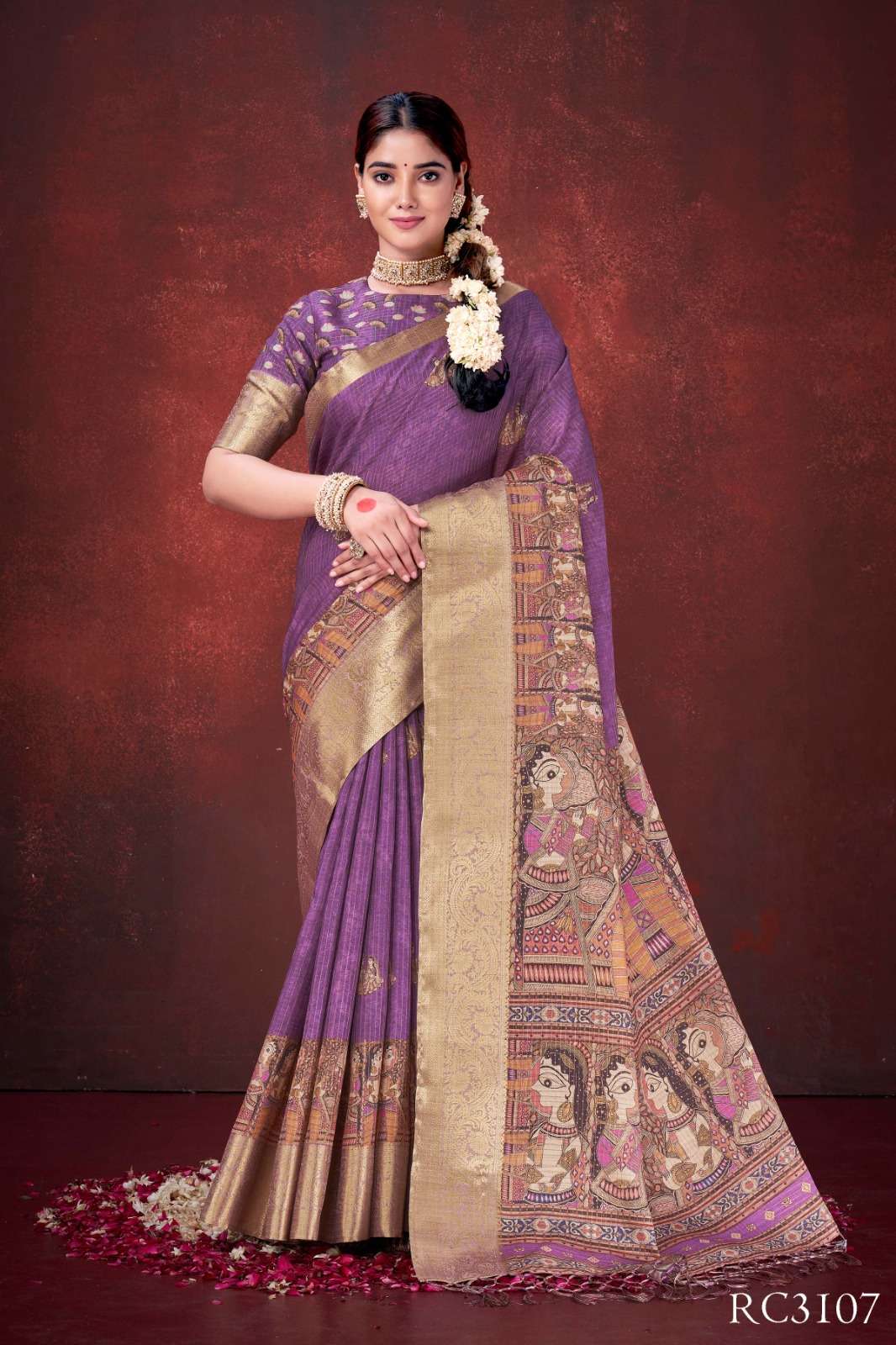 MAHOTSAV RANG CHATKILA 3100 3107 TO 3112 SERIES PURE SILK PRINTED SAREES-00276