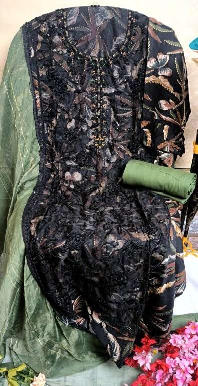 MALIKA VOL-99  BY ASLIWHOLESALE DESIGNER PURE COTOTN PAKISTANI DRESS-00022