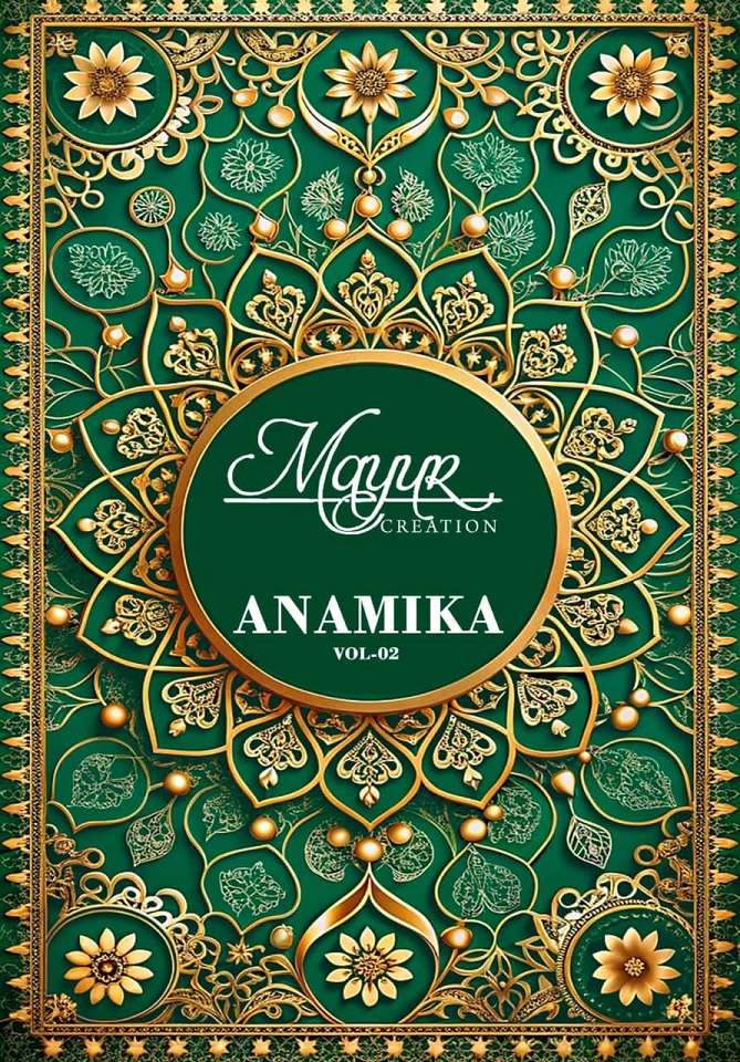 MAYUR CREATION ANAMIKA VOL-02 2001 TO 2010 SERIES PURE COTTON PRINTED DRESSES-00015