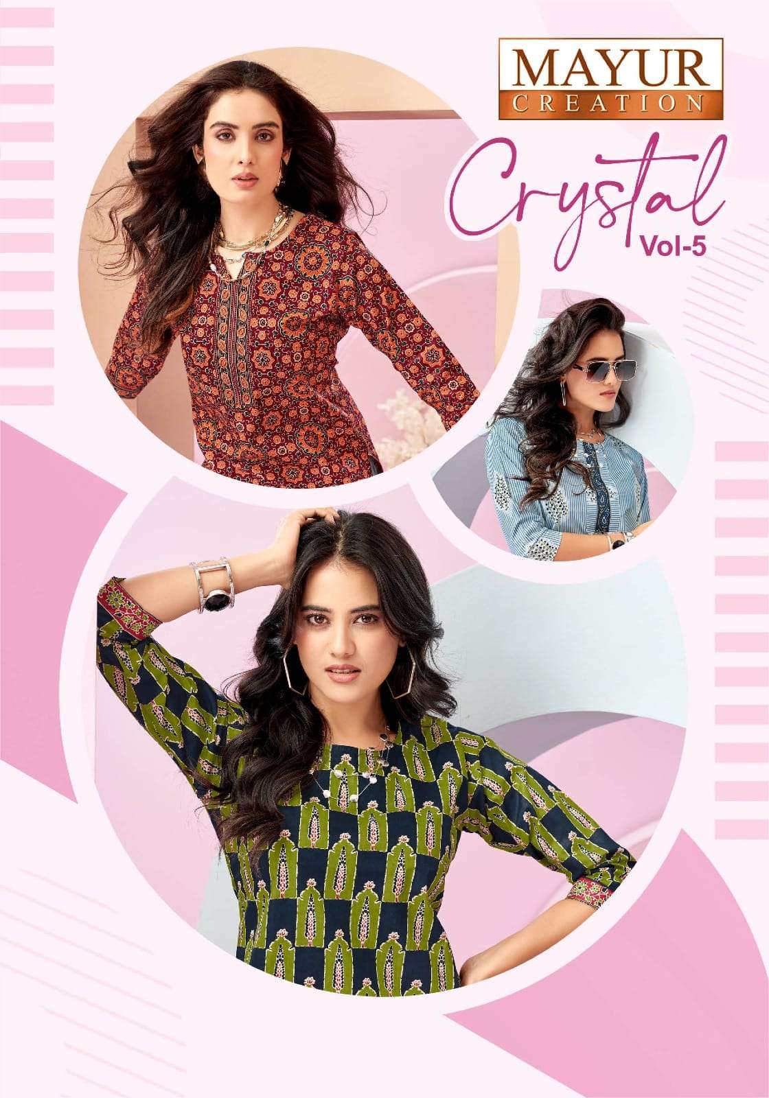 MAYUR CRYSTAL VOL-5 5001 TO 5012 SERIES PURE COTTON PRINTED CASUALS-00015 