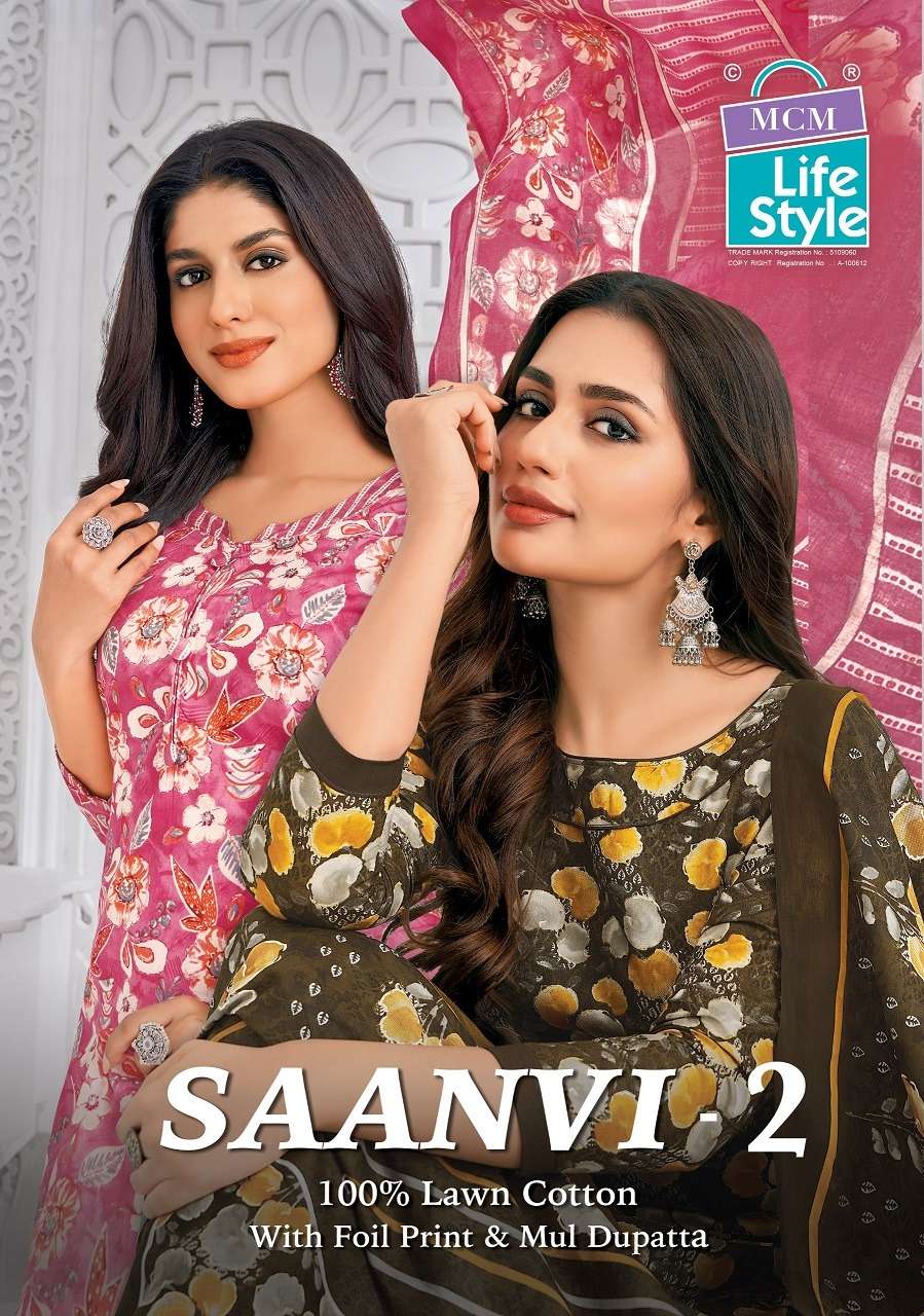 MCM SAANVI VOL-2 207 TO 216 SERIES PURE COTTON PRINTED DRESSES-00015
