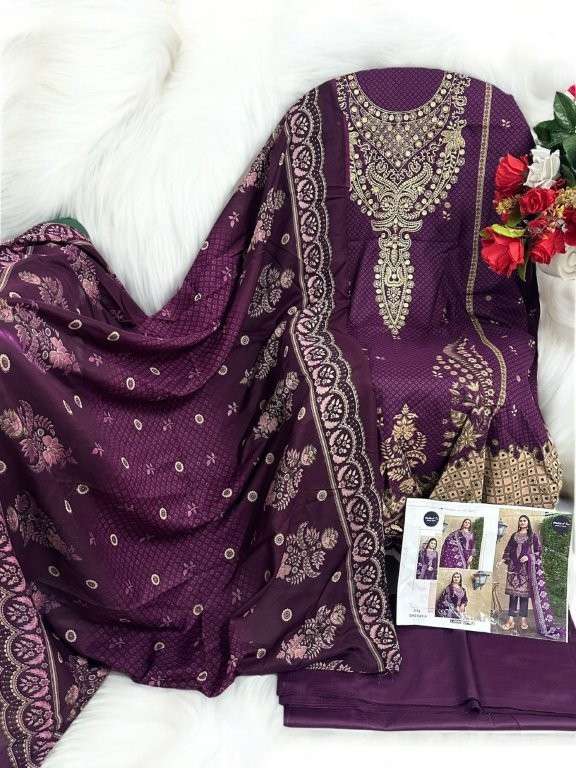 MEHBOOB TEX 1407 HEAVY EMBROIDERY COTTON PRINTED PAKISTANI DRESSES-00071